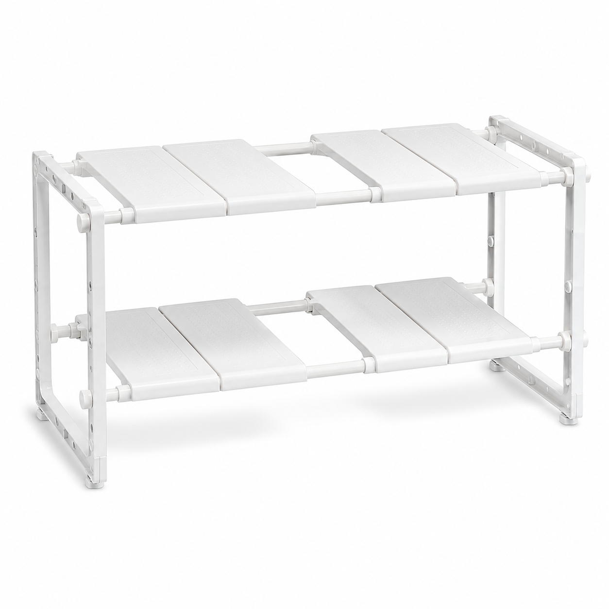 Organisateur sous évier extensible blanc 38 à 65 cm
