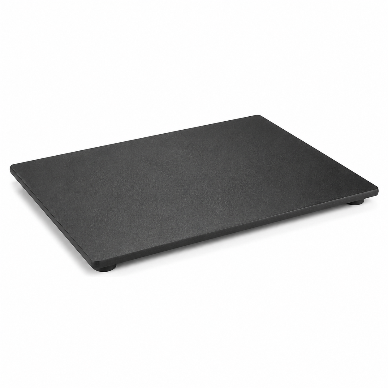 Planche à découper en fibre de bois noire antidérapante 35x25 cm