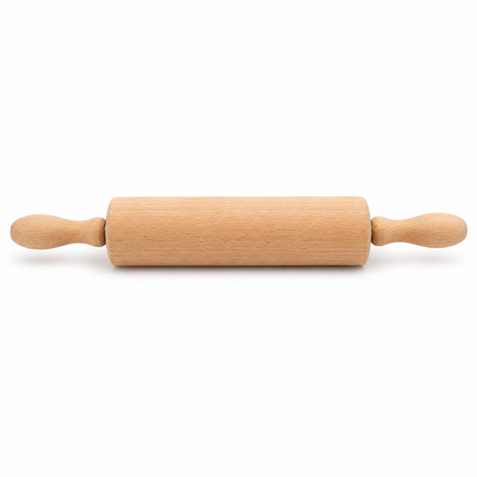 Rouleau à pâtisserie en hêtre avec poignées mobiles 43 cm