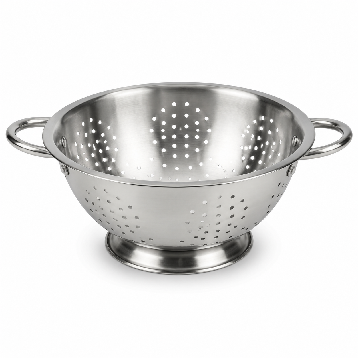 Passoire en inox à deux poignées diamètre 28 cm