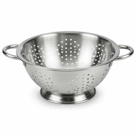 Passoire en inox à deux poignées diamètre 28 cm